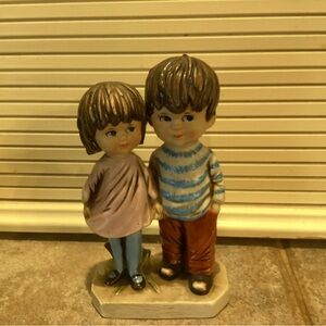 Charming Ceramic Figurine of Children